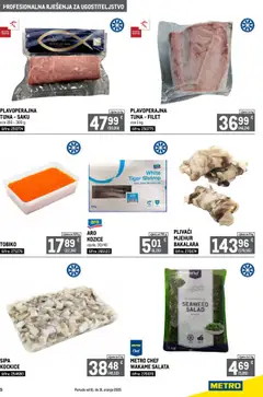Metro katalog | vrijedi od 01.07.2025 | Stranica: 9 | Proizvodi: Sipa, Salata, Tuna, Kozice