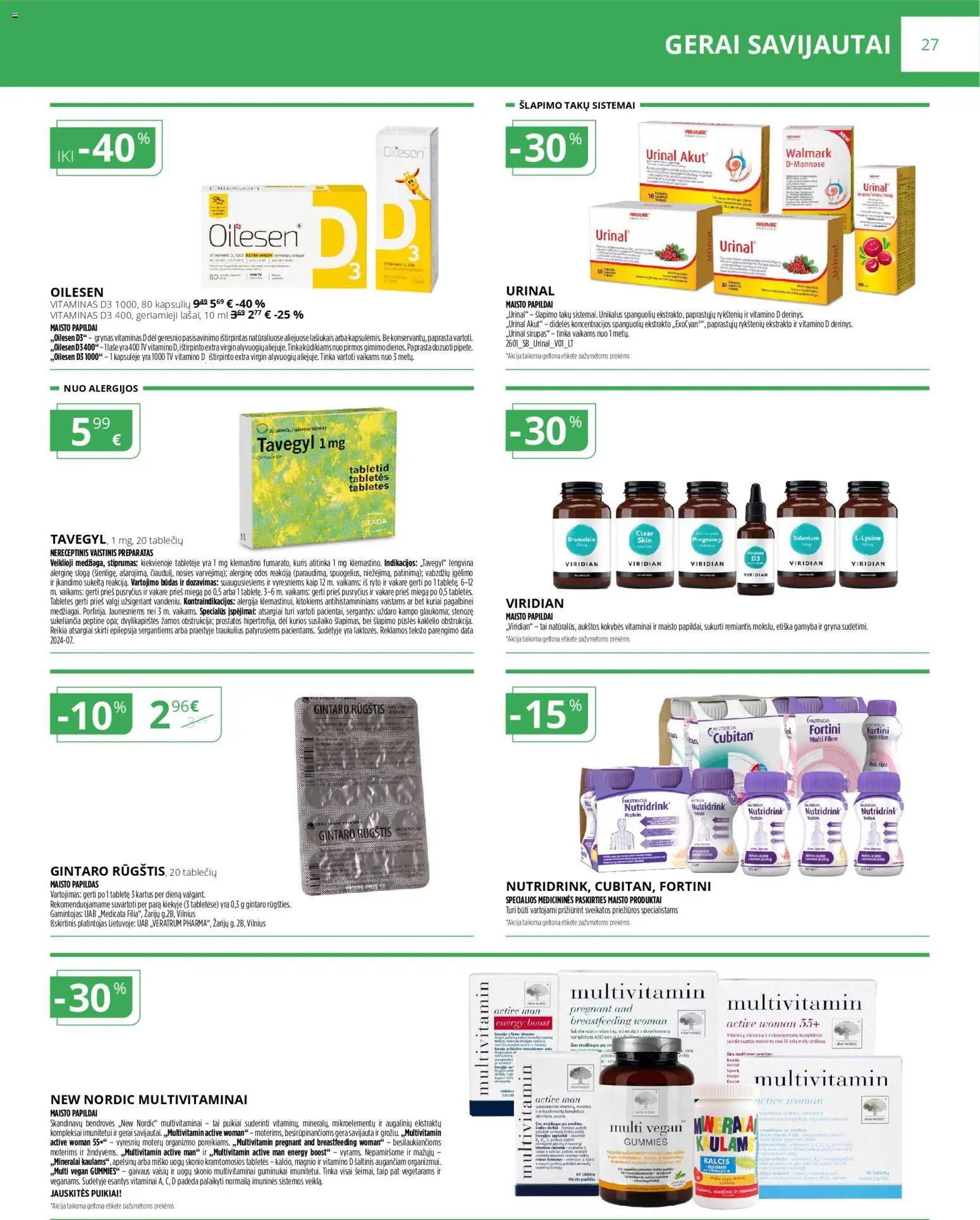 Norfa vaistinė akcijos nuo 01.02.2026 | Puslapis: 27 | Prekių: Tv, Guminukai