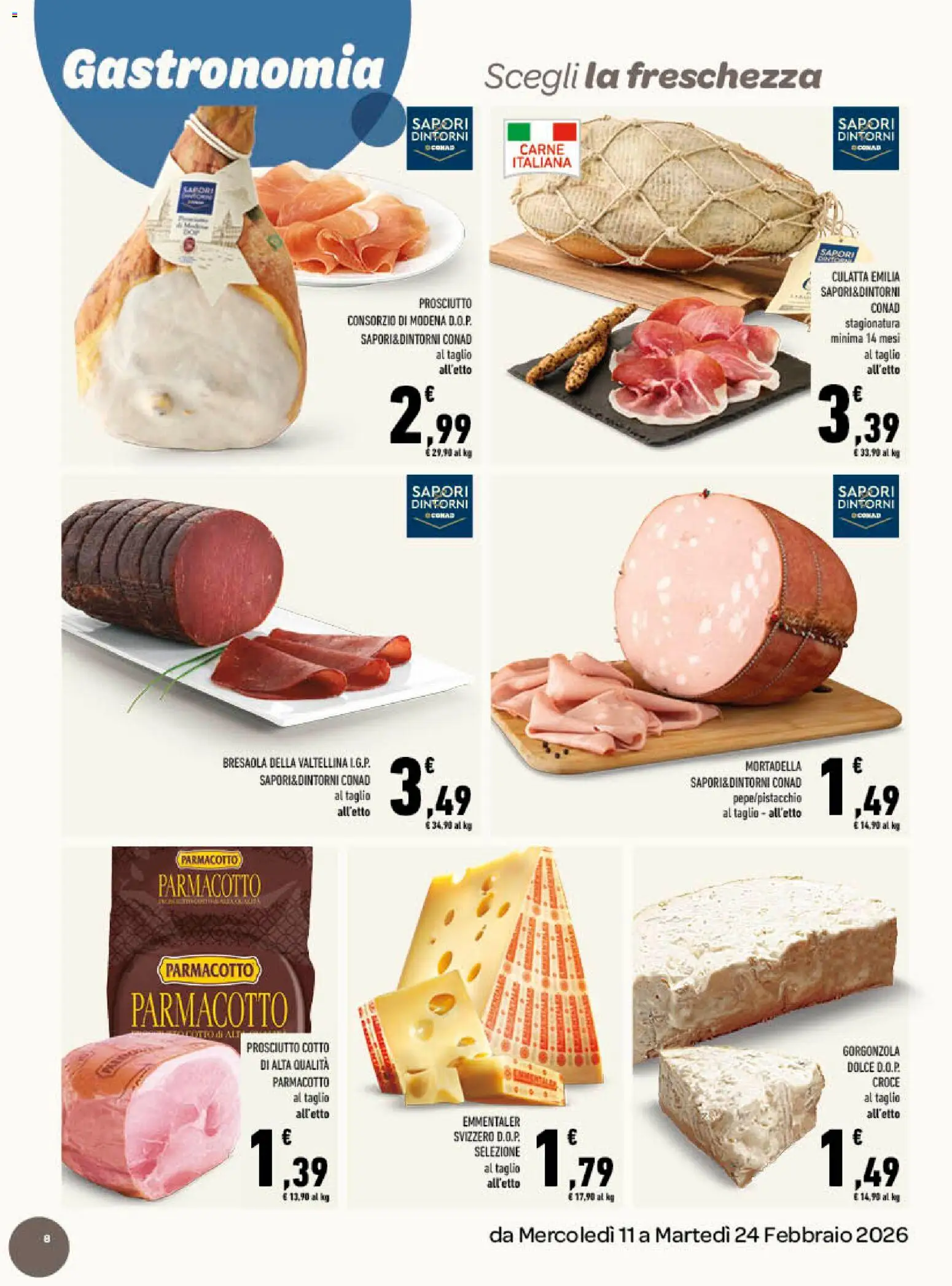 Volantino Conad del 11.02.2026 | Pagina: 8