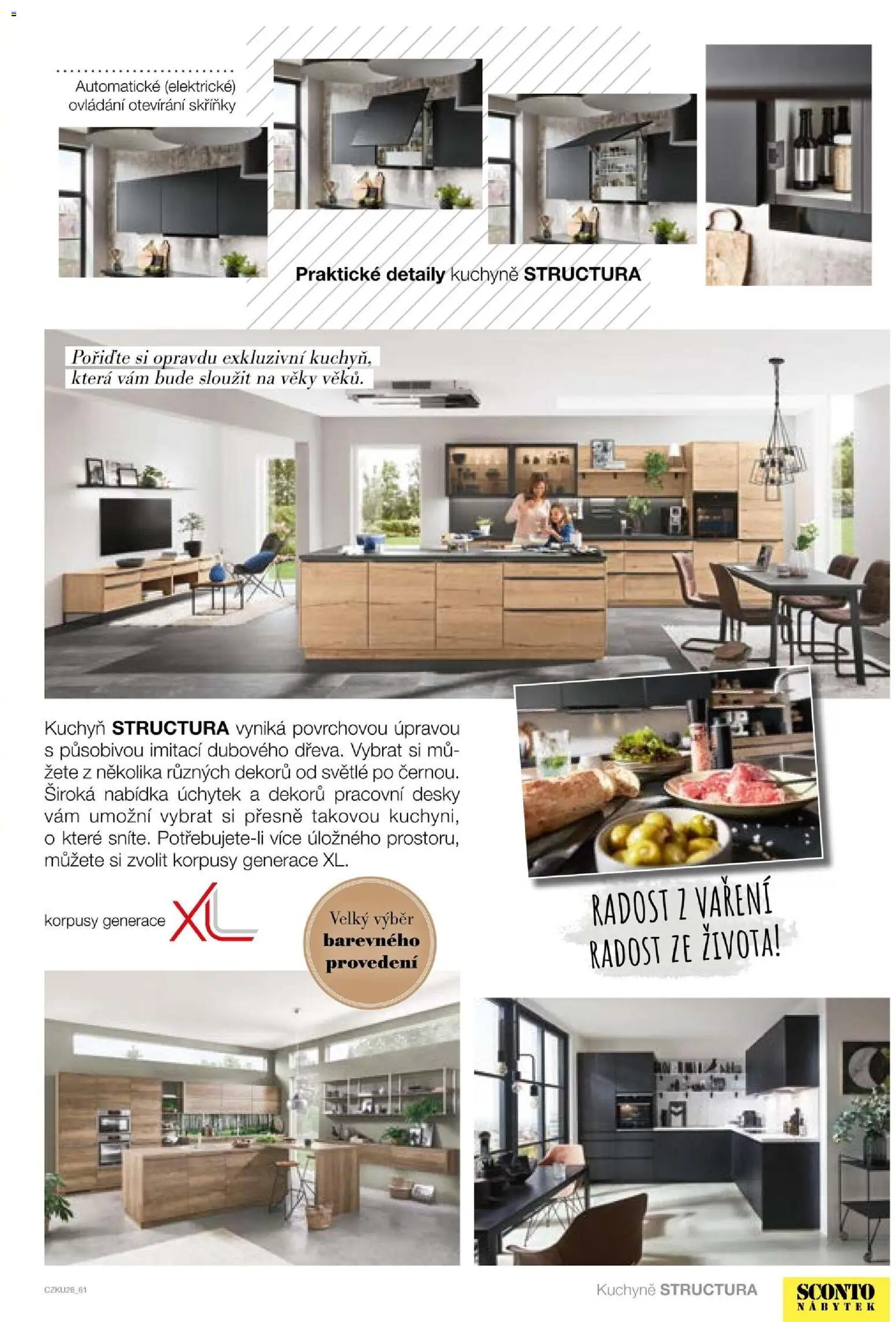 Sconto nábytek katalog - Kuchyně na míru od 06.01.2026 | Strana: 61 | Produkty: Nábytek, Desky, Kuchyně