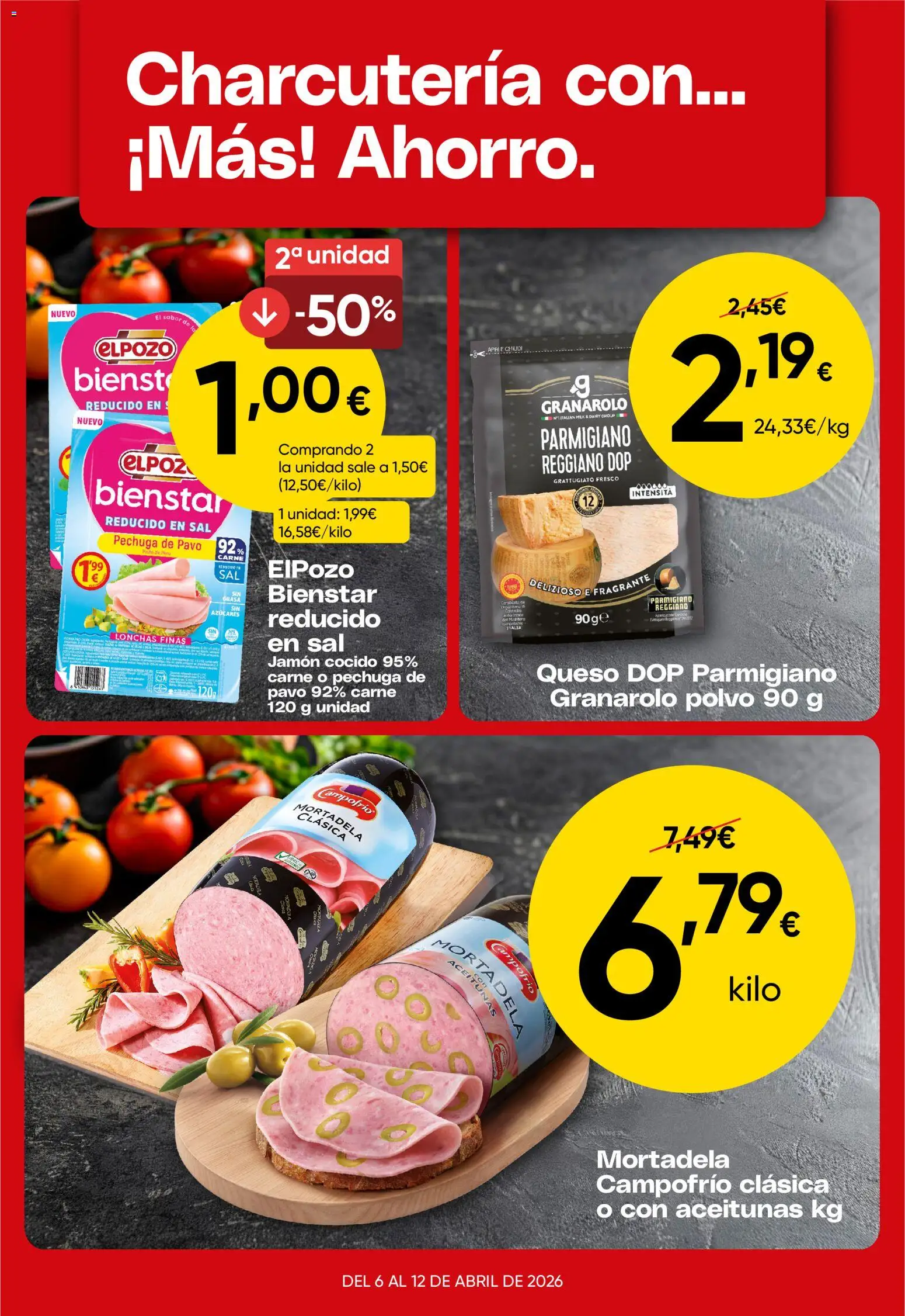 Froiz Oferta semanal │ válido desde el 06.04.2026 | Página: 3 | Productos: Polvo, Queso, Jamón, Jamón cocido