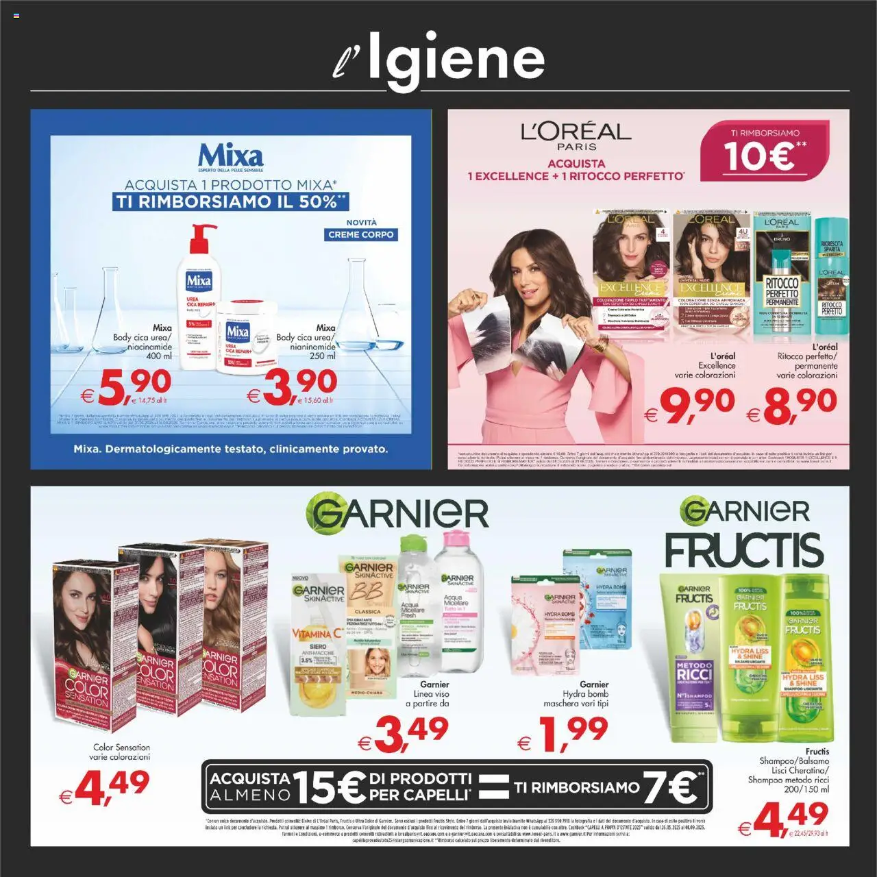 Volantino Decò del 12.08.2025 | Pagina: 34 | Prodotti: Shampoo, Acqua micellare, Acqua, Body