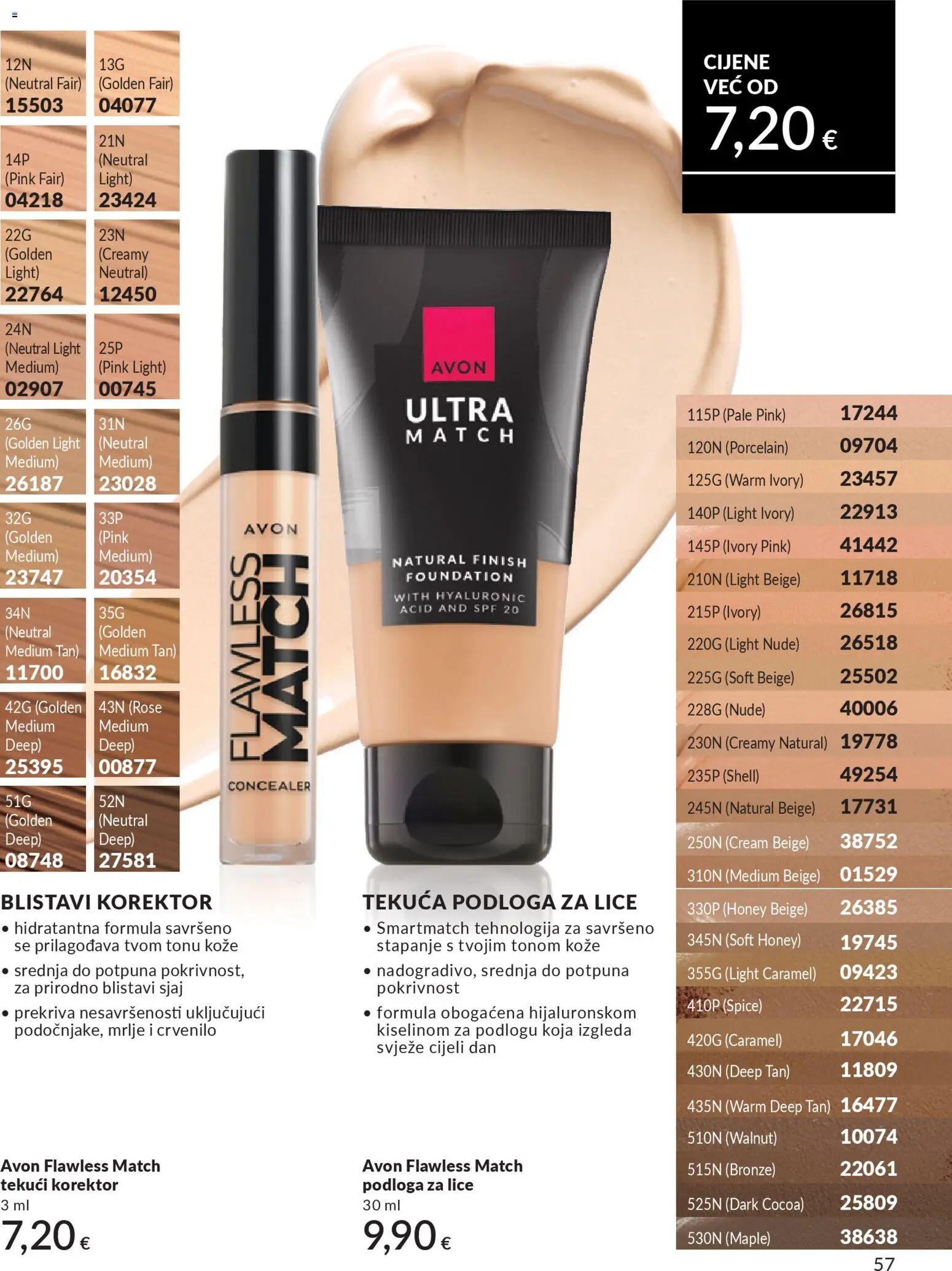Avon katalog | vrijedi od 28.02.2026 | Stranica: 61 | Proizvodi: Concealer, Finish, Korektor