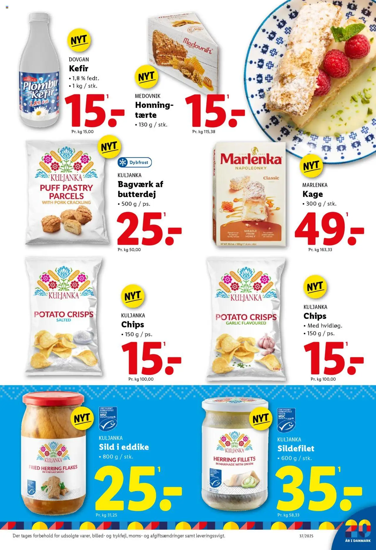 Lidl tilbudsavis – gyldig fra 11.09.2025 | Side: 29 | Produkter: Chips, Eddike, Sild, Honning