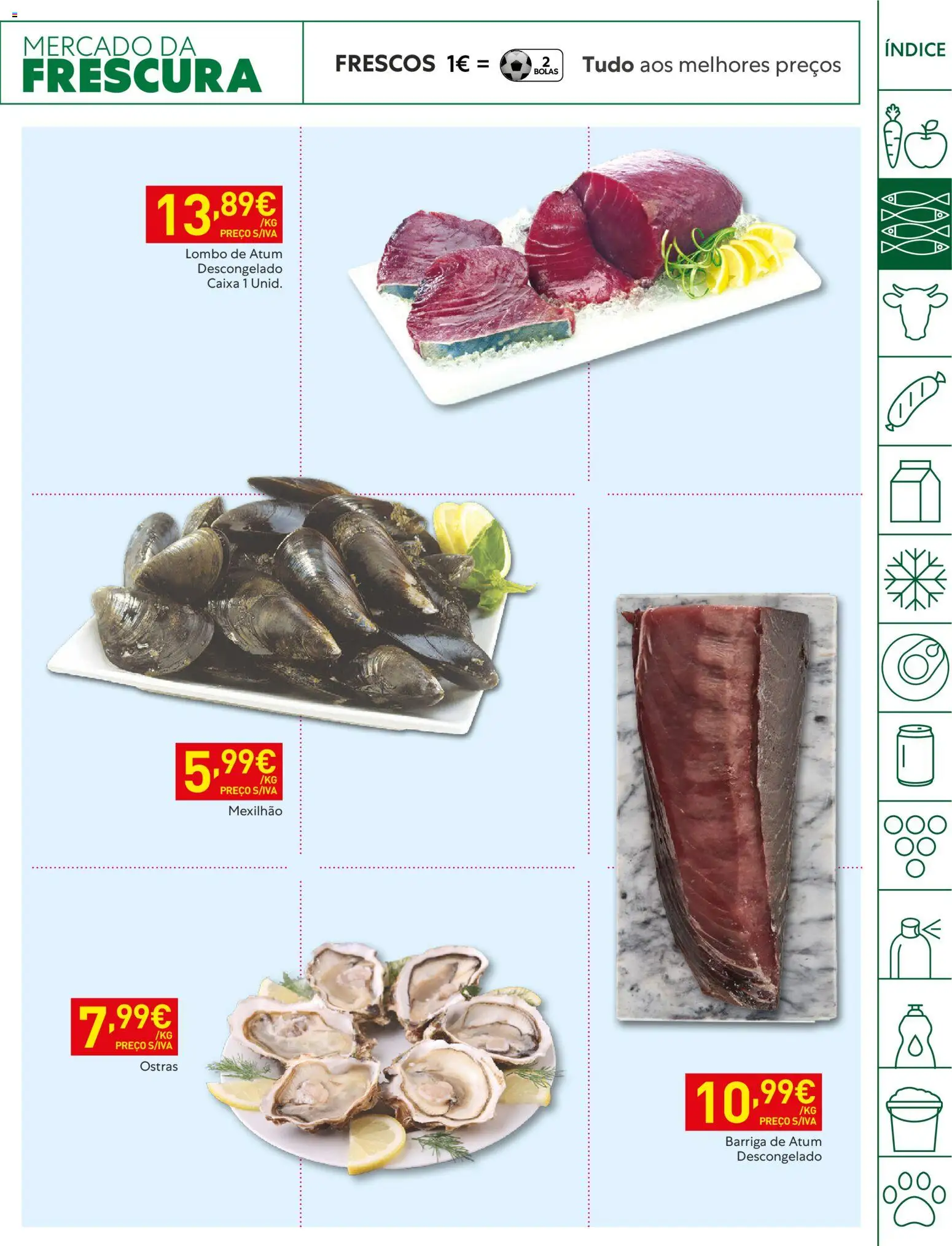 Recheio - Bons Negócios Madeira │ válido de 21.04.2026 | Página: 5 | Produtos: Atum, Ostras, Caixa, Lombo