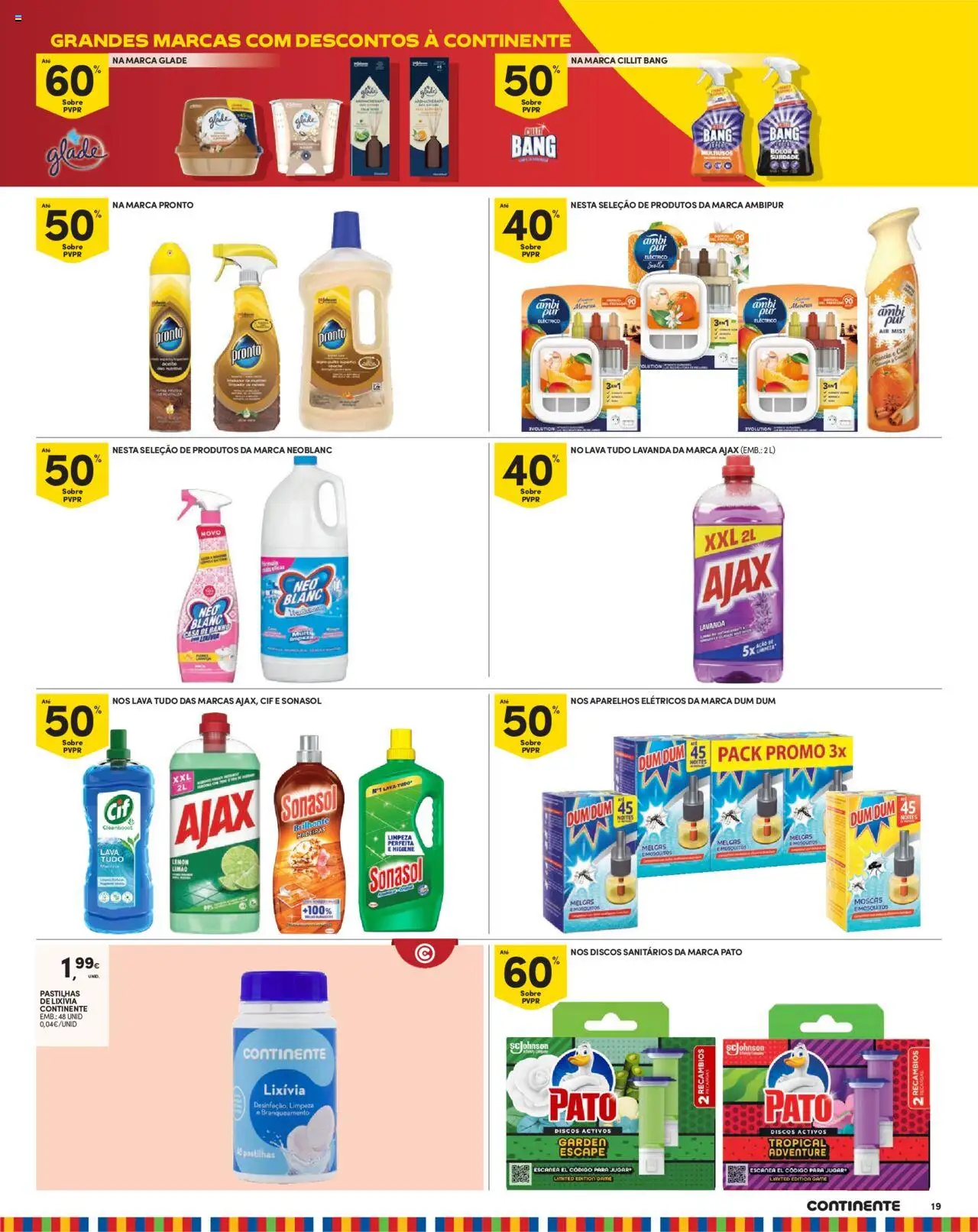 Continente folheto Madeira │ válido de 19.08.2025 | Página: 19 | Produtos: Madeiras, Casa de banho, Banho
