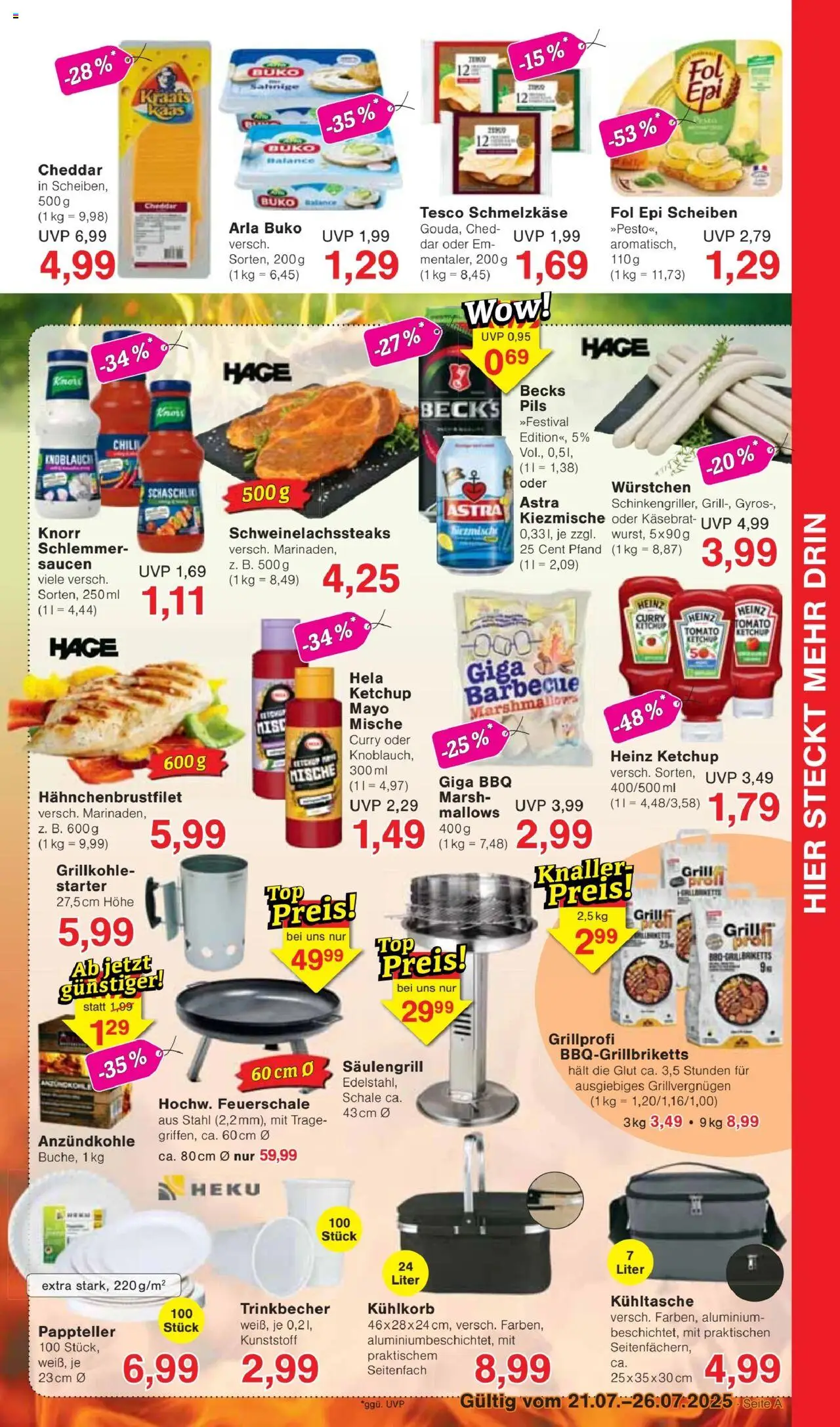 Jawoll Prospekt - gültig ab dem 21.07.2025 | Seite: 5 | Produkte: Pils, Astra, Gyros, Arla buko