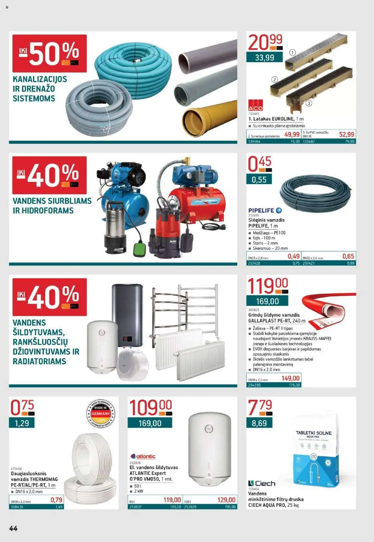 ERMITAŽAS leidinys│galioja nuo 01.07.2025 | Puslapis: 44 | Prekių: Druska