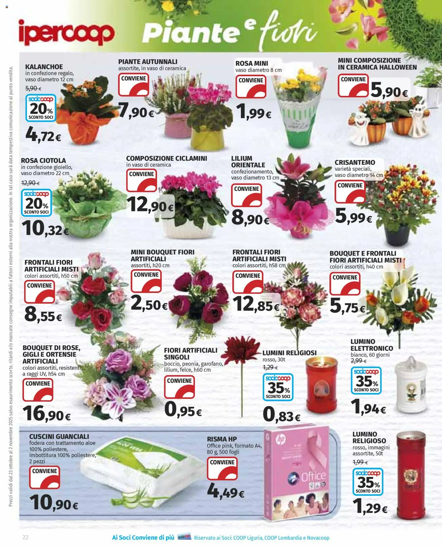 Volantino Ipercoop del 23.10.2025 | Pagina: 22 | Prodotti: Data, Ciotola, Vaso