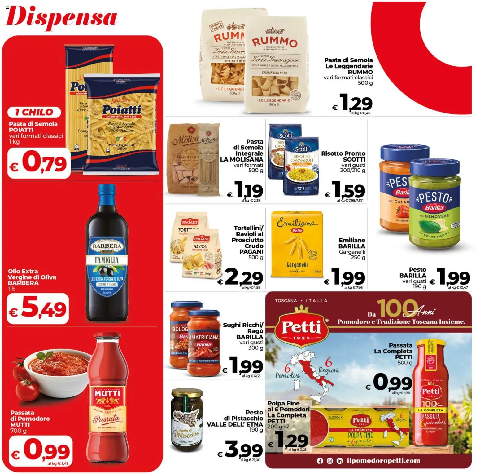 Volantino COOP del 24.02.2026 | Pagina: 14 | Prodotti: Pomodoro, Olio, Basilico, Ravioli
