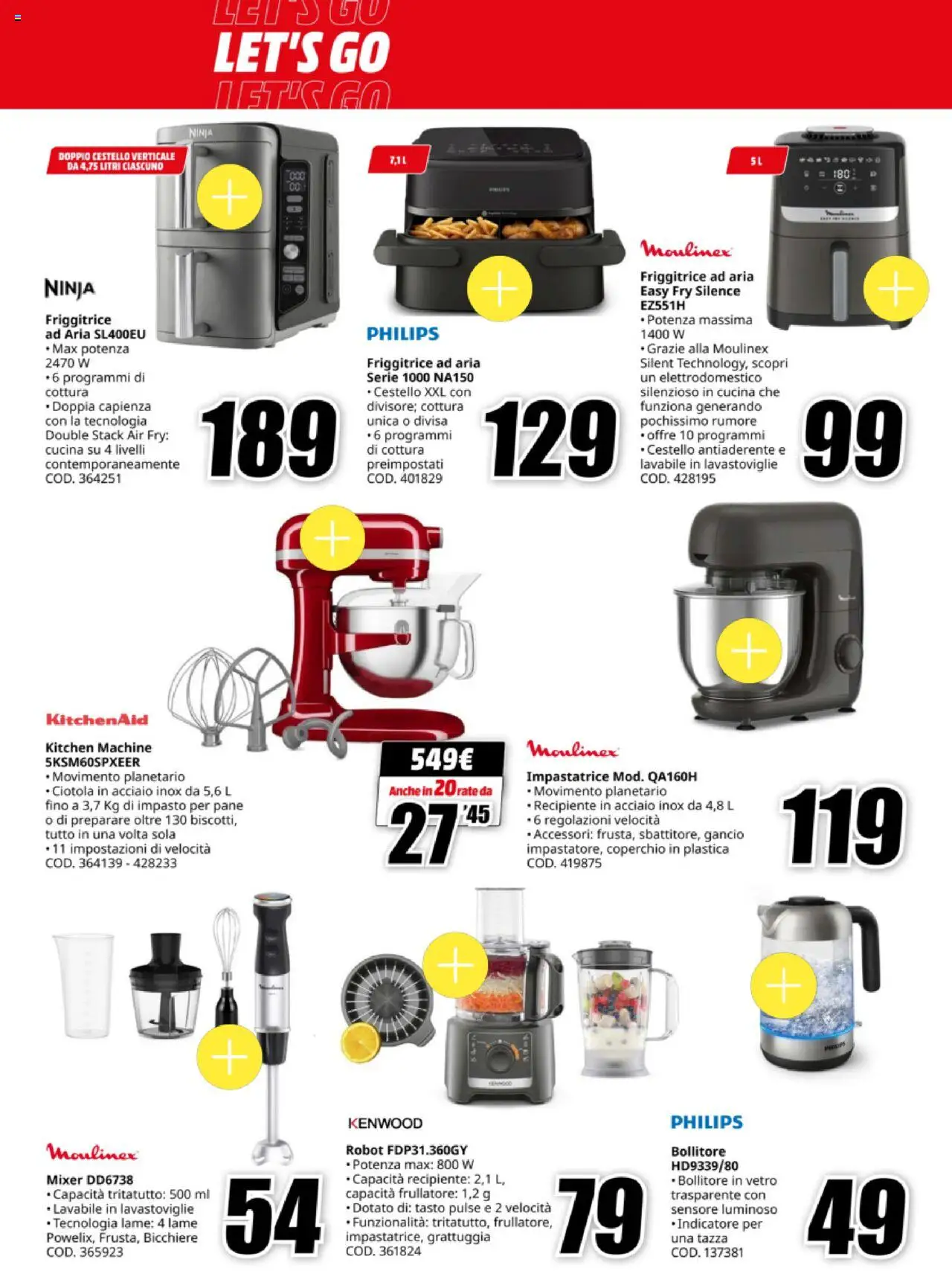 Volantino Media World del 13.10.2025 | Pagina: 31 | Prodotti: Friggitrice ad aria, Pane, Frullatore, Lavastoviglie