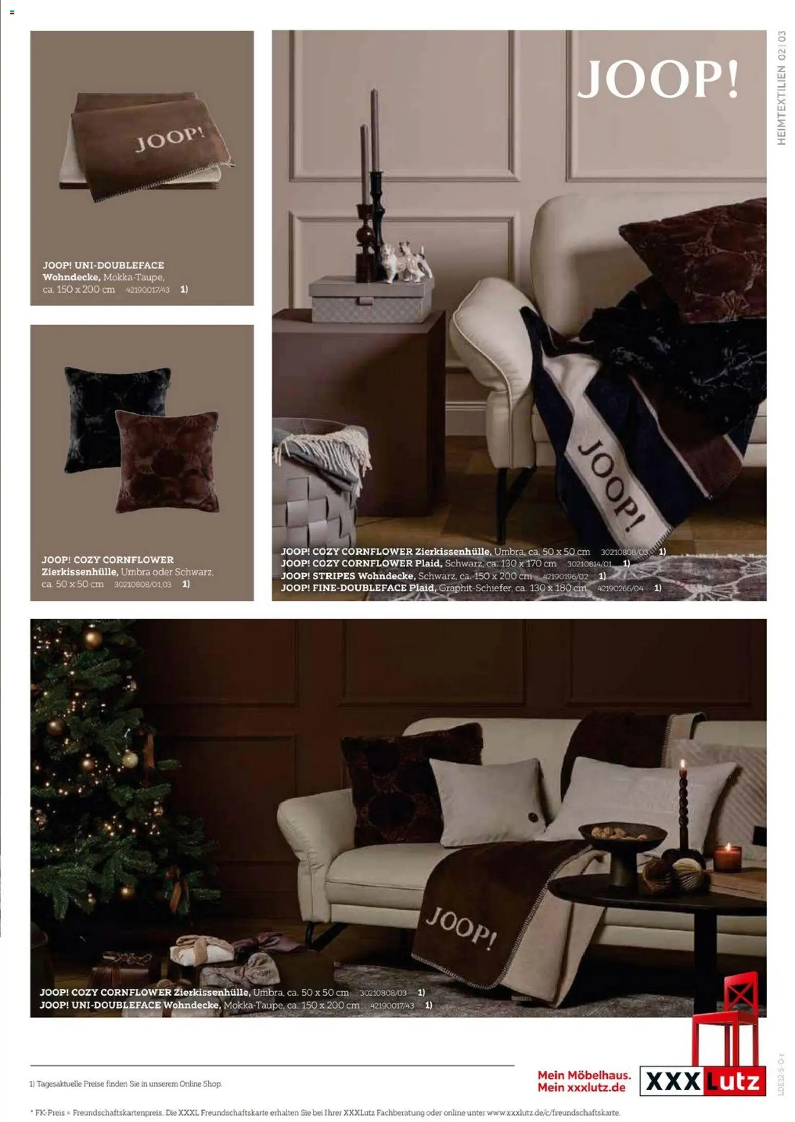 XXXL Lutz JOOP! Home Collection – gültig ab 19.12.2025 | Seite: 3
