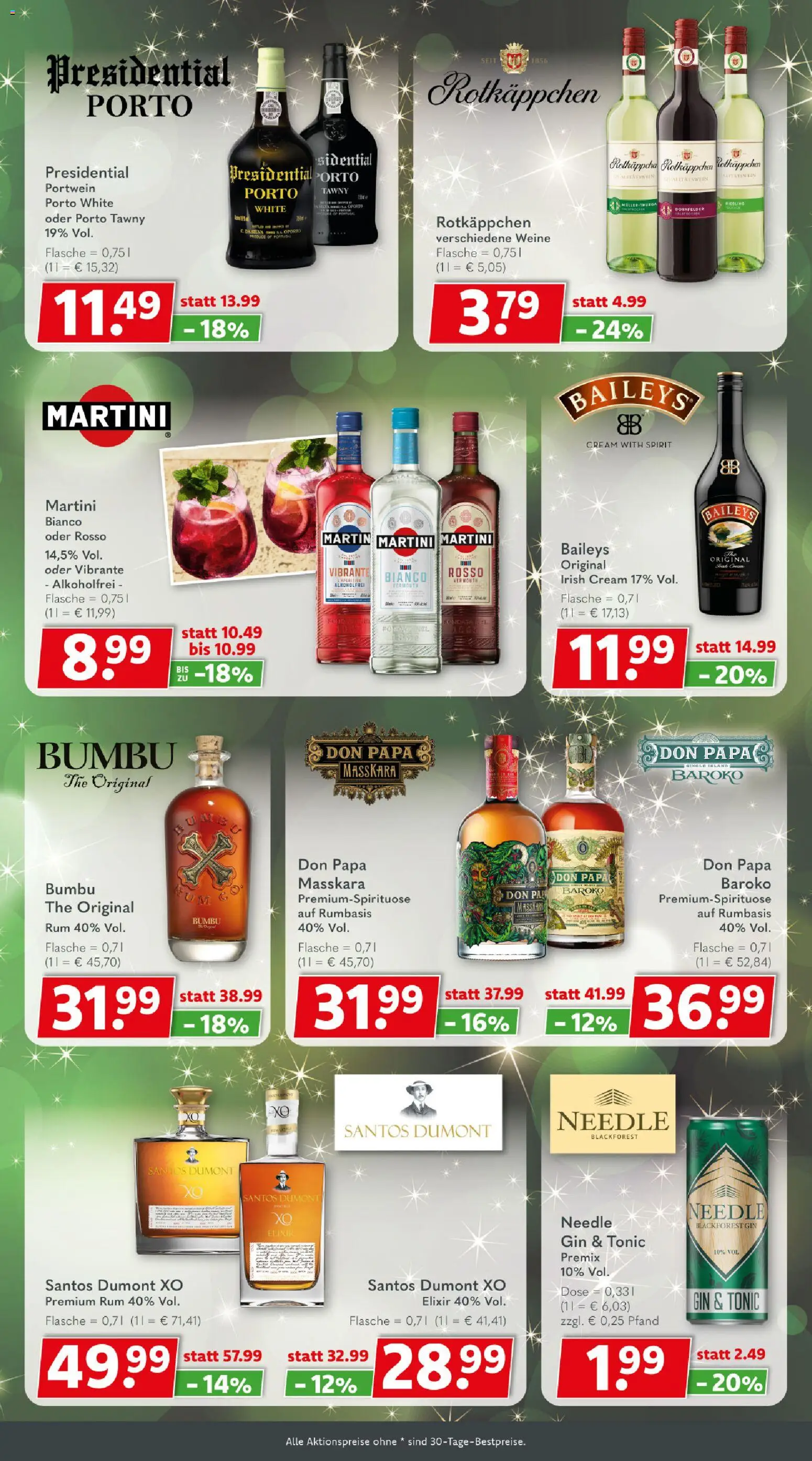 Getränkeland Prospekt 	 – gültig ab 24.11.2025 | Seite: 9 | Produkte: Martini, Rum, Rotkäppchen, Gin