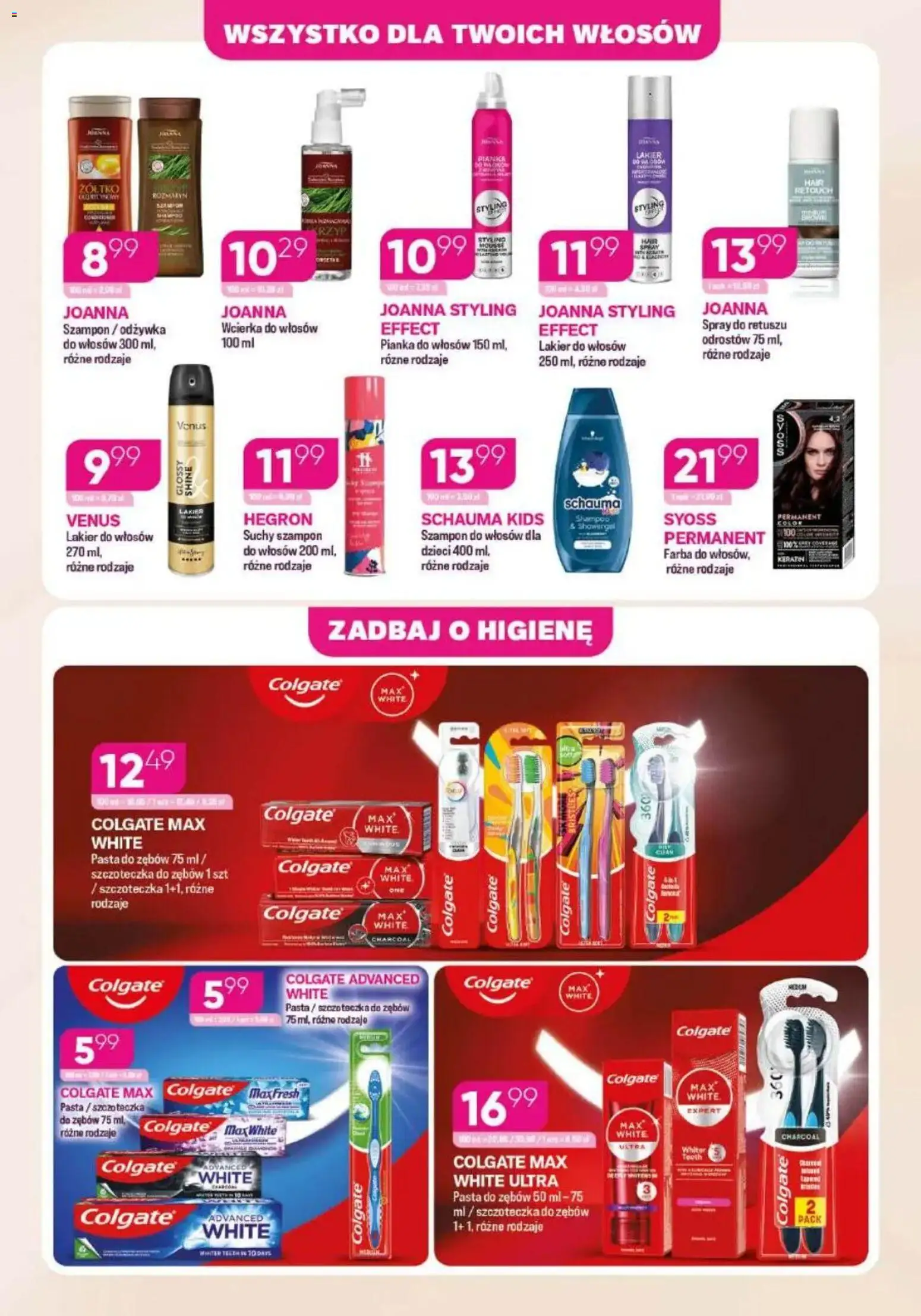 Koliber Gazetka od 12.01.2026 | Strona: 6 | Produkty: Wcierka do włosów, Rozmaryn, Szczoteczka do zębów, Suchy szampon
