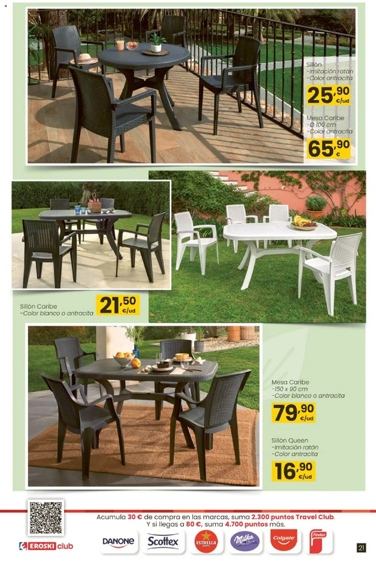 Eroski - Qué oasis │ válido desde el 26.03.2026 | Página: 21 | Productos: Sillón, Mesa