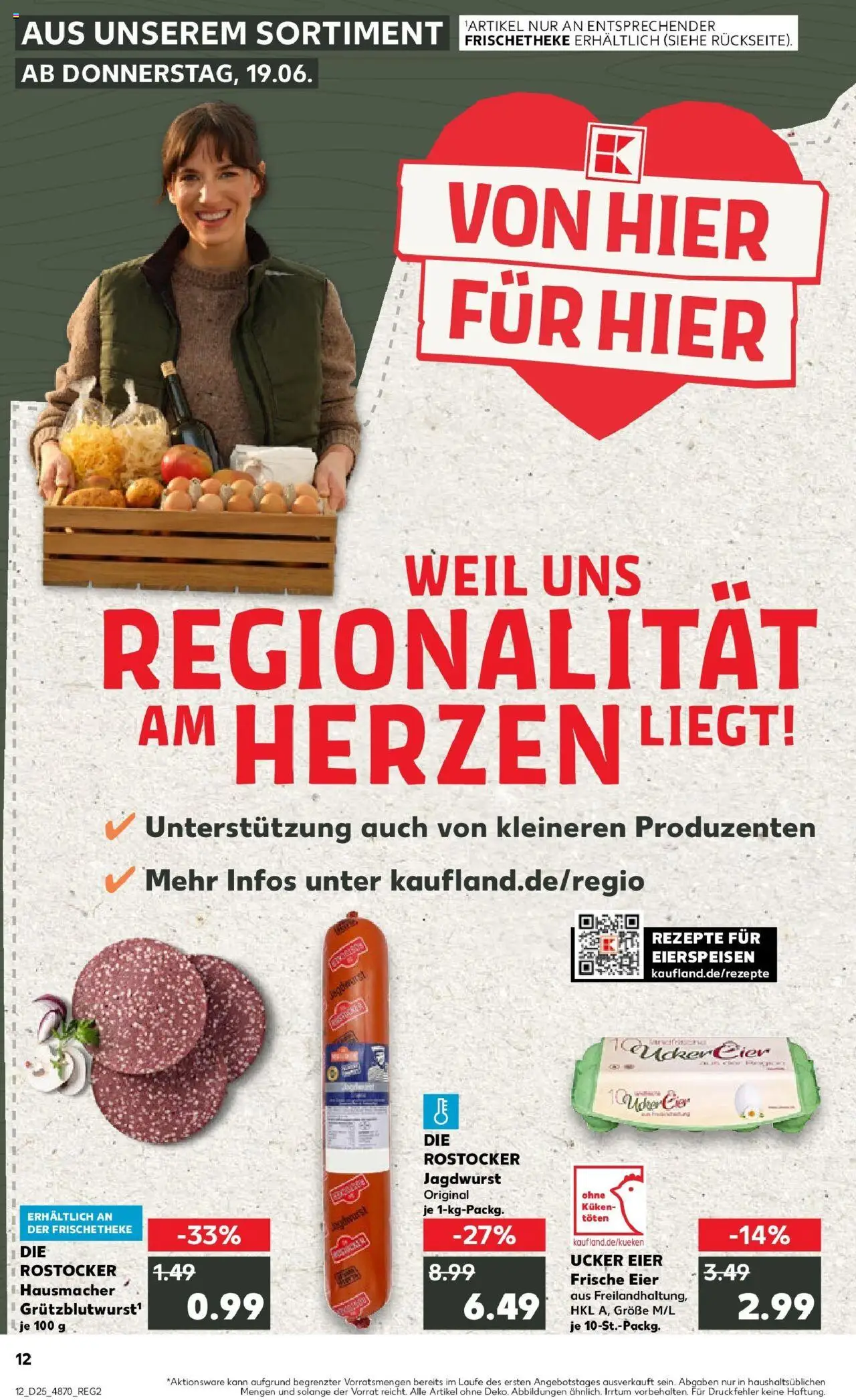 Kaufland prospekt Neustrelitz	 - gültig ab dem 22.06.2025 | Seite: 25 | Produkte: Eier
