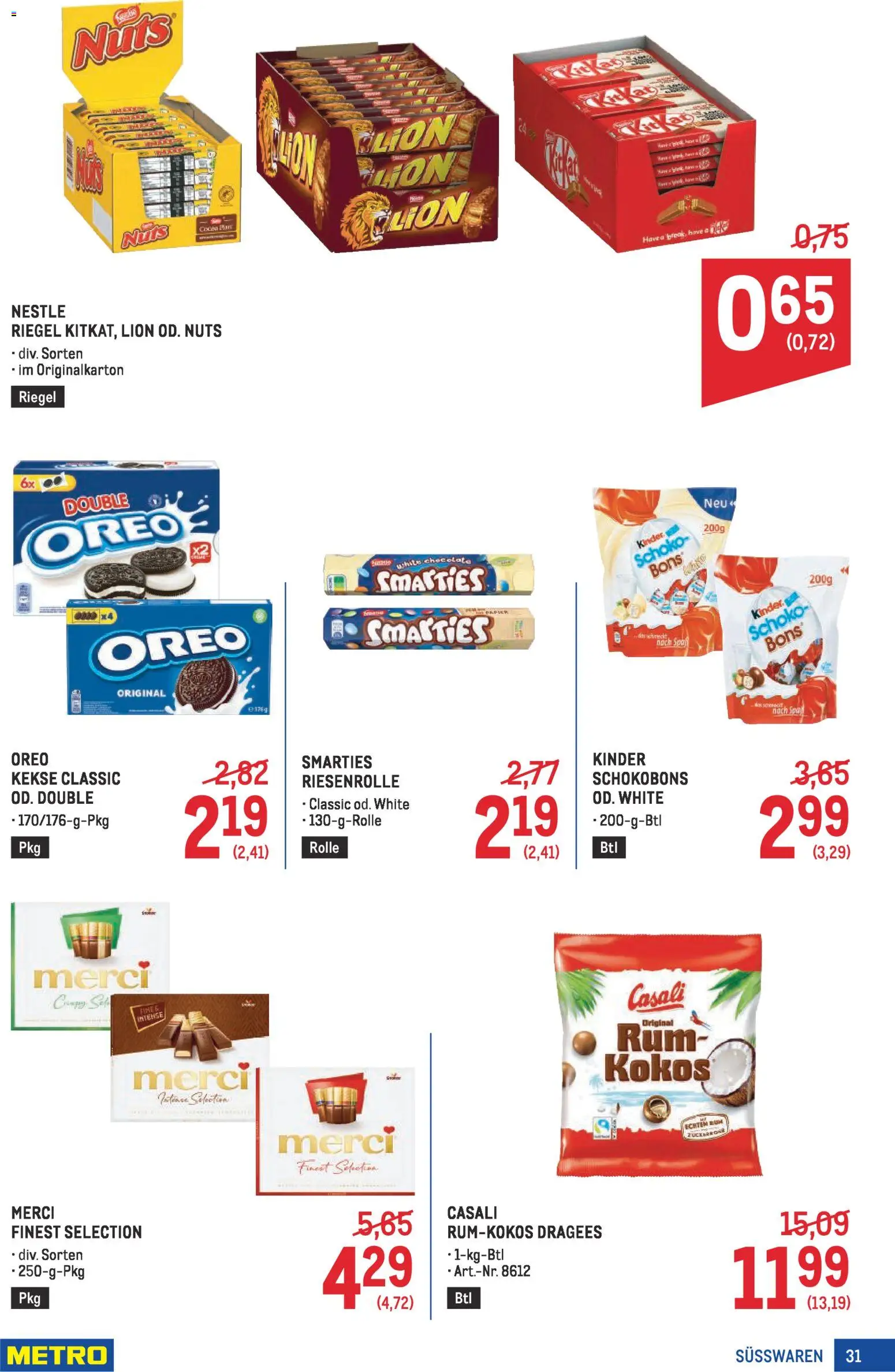 Metro Profi gültig ab 22.01.2026 | Seite: 31 | Produkte: Kekse