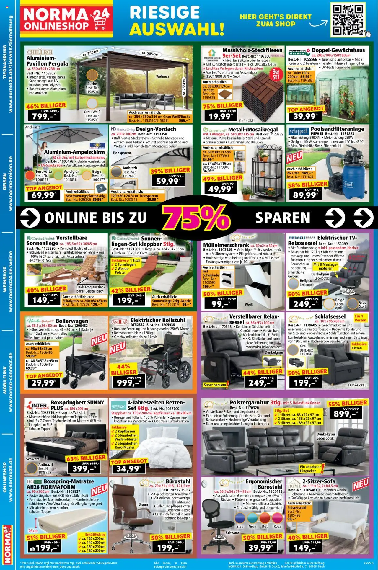 Norma Prospekt 	 - gültig ab dem 16.06.2025 | Seite: 21 | Produkte: Hocker, Tisch, Topper, Kopfkissen