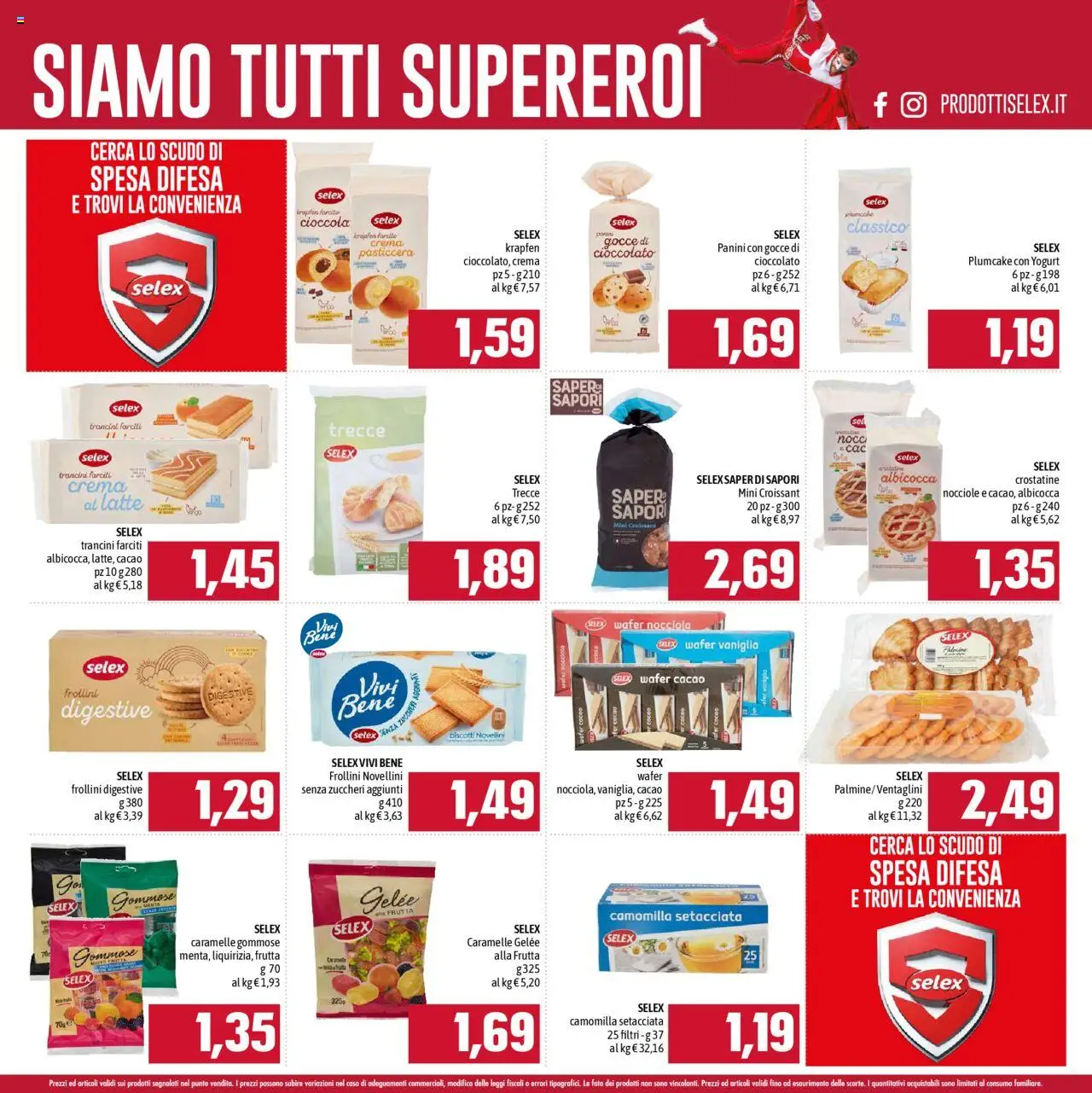Volantino Emisfero del 01.09.2025 | Pagina: 13 | Prodotti: Yogurt, Frutta, Crostatine, Croissant