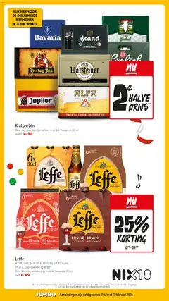 Jumbo - Folder week 7 - Voorbeeld van een folder van Jumbo, geldig van 11.02.2026 | Pagina: 22 | Producten: Bier, Kan