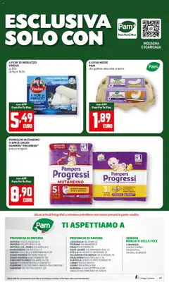 Volantino PAM del 07.08.2025 | Pagina: 12 | Prodotti: Calice, Pannolini, Uova, Stampa