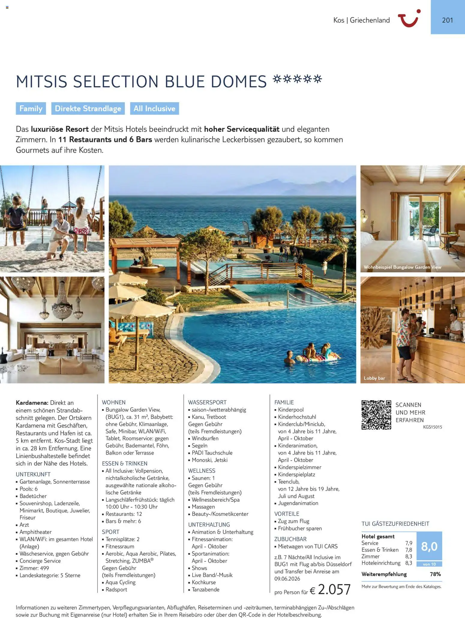 Aida  Südeuropa & Nordafrika 2026/27 – gültig ab 01.01.2026 | Seite: 201 | Produkte: Babybett, Uhr