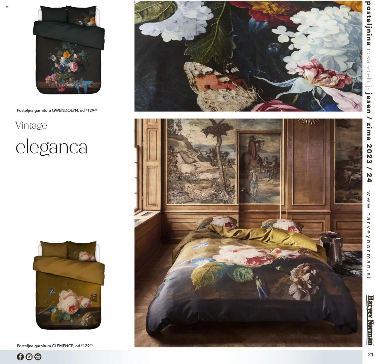 Harvey Norman katalog posteljnina jesen zima │ velja od 01.10.2023 | Stran: 21 | Izdelki: Posteljnina