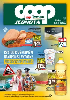 COOP Jednota široká ponuka - náhľad platný od 31.07.2025