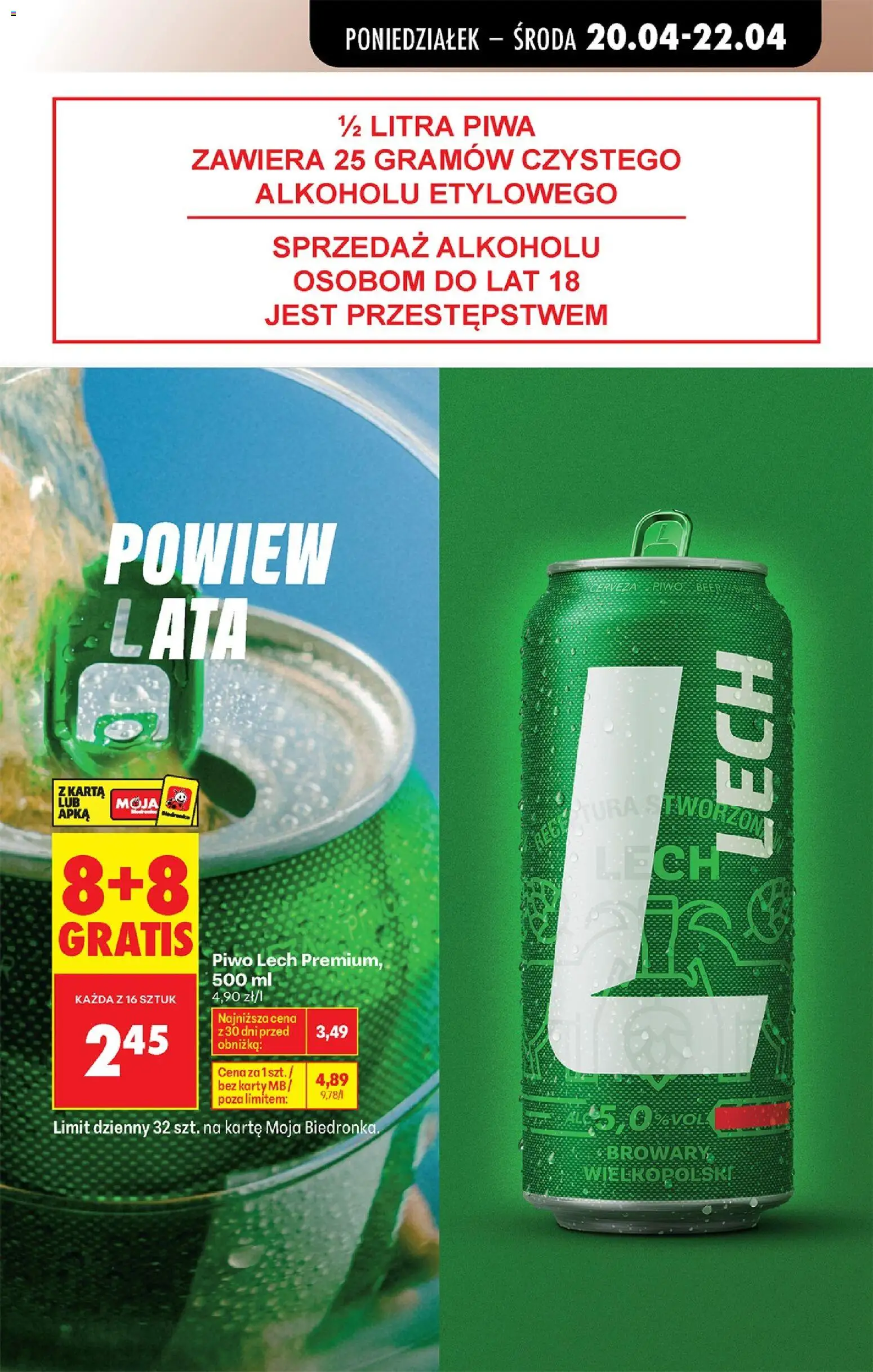 Biedronka gazetka od poniedziałku od 20.04.2026 | Strona: 89