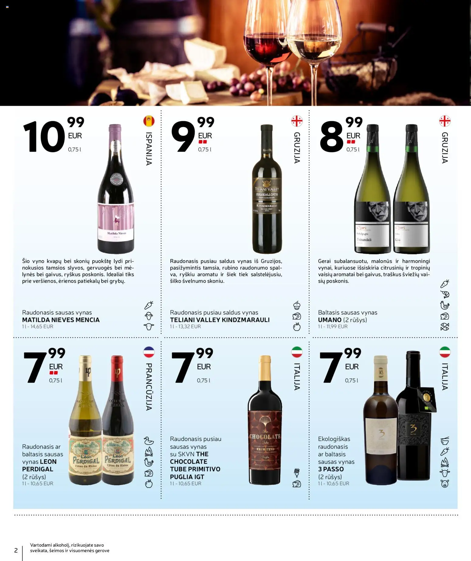 Rimi akcijos nuo 02.12.2025 | Puslapis: 2 | Prekių: Vynas