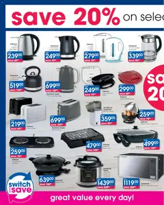 Clicks specials catalogue – valid from 30.12.2025 | Page: 40 | Products: Grill, Toaster, Microwave, Switch