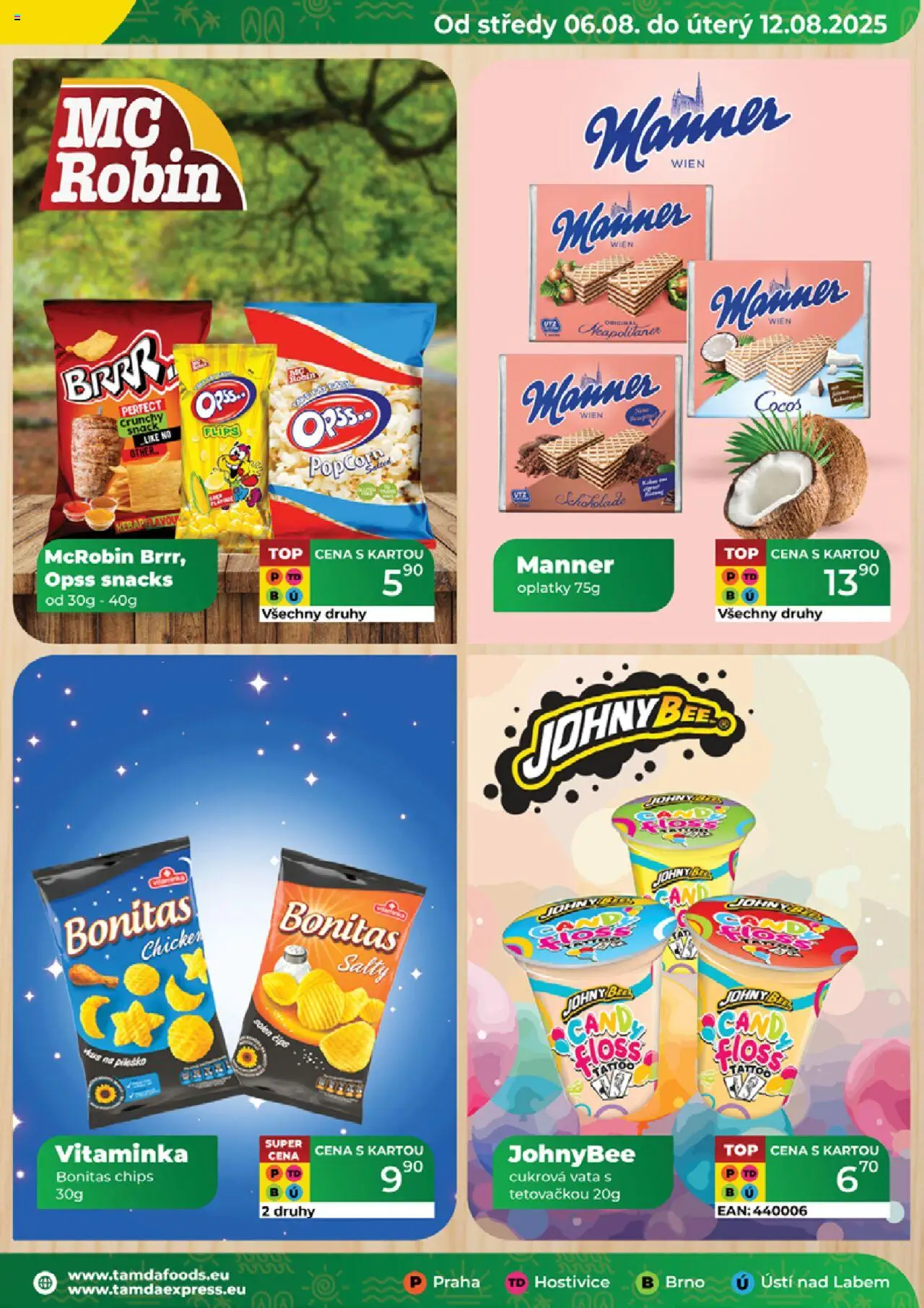 Tamda Foods leták od 06.08.2025 | Strana: 7 | Produkty: Popcorn, Oplatky