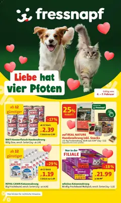 Fressnapf St.Veit, Wien, Krems ab 04.02.2026 gültig