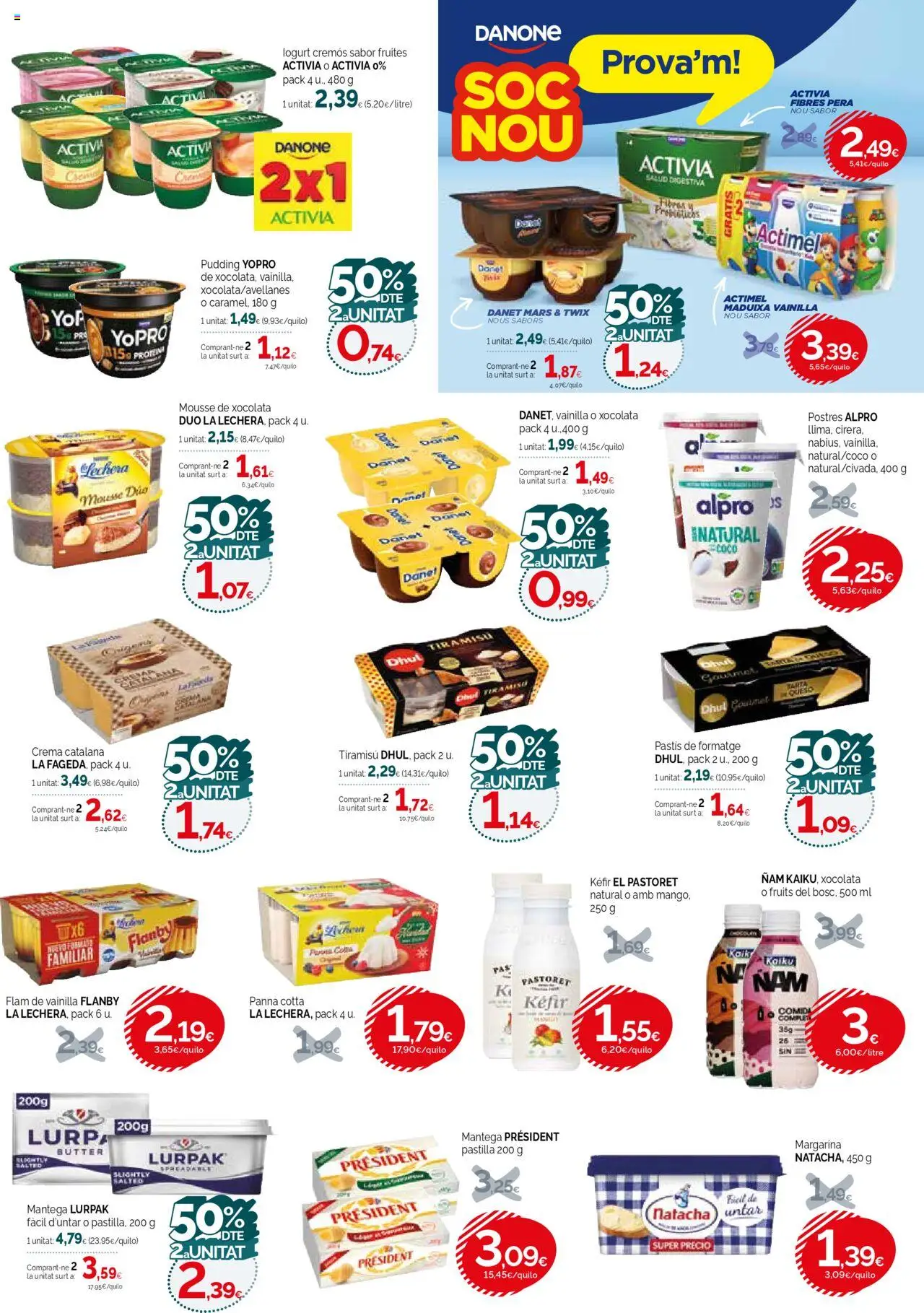 Condis folleto life │ válido desde el 01.10.2025 | Página: 9 | Productos: Mousse, Queso, Crema, Margarina