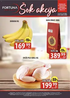Fortuna Market šok akcija - pregled Fortuna Market kataloga - važi od 13.10.2025