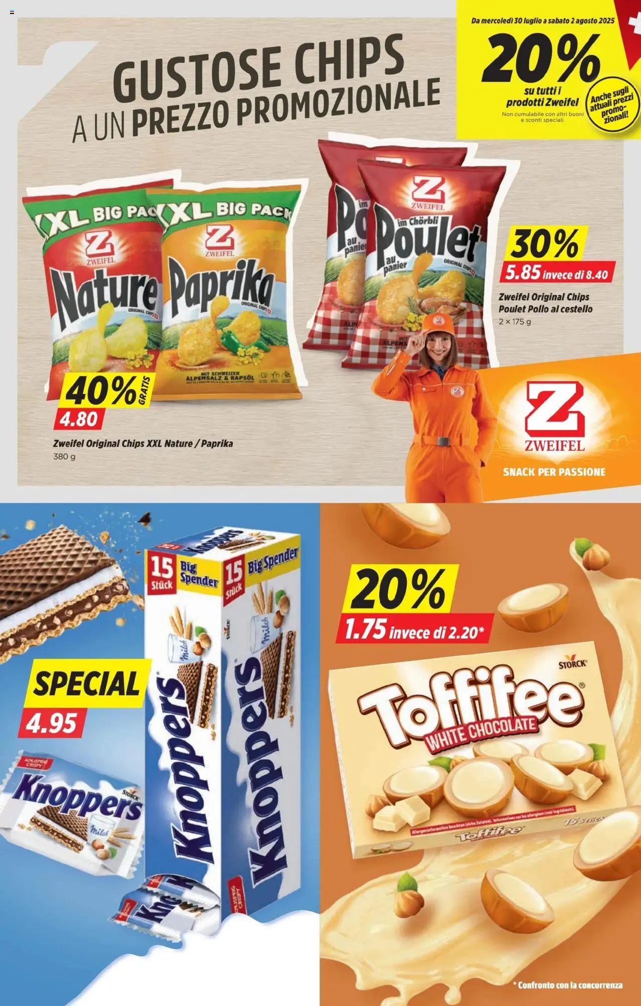 Denner Aktionen IT ab 29.07.2025 | Seite: 14 | Produkte: Rapsöl, Milch, Chips