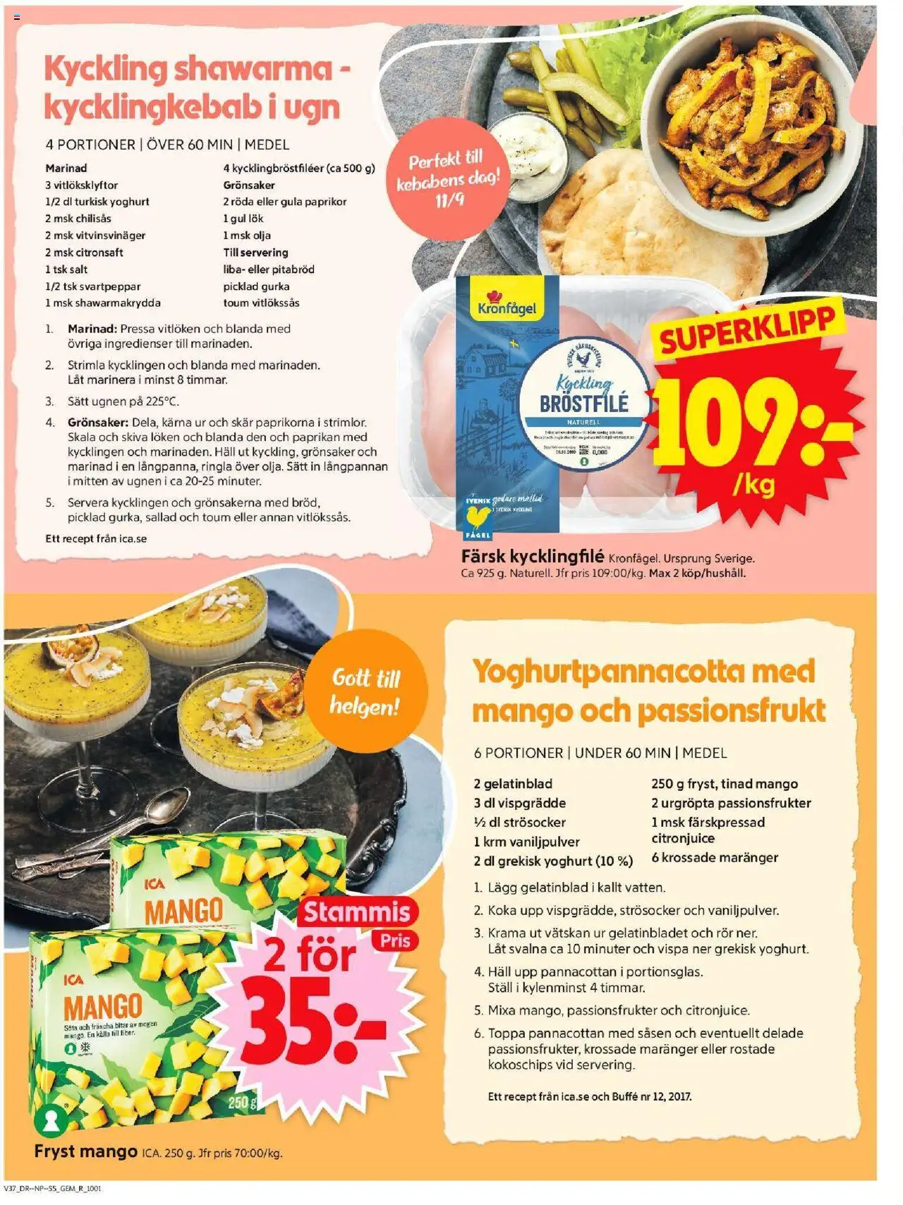 ICA Supermarket reklamblad aktuell från 08.09.2025 | Sida: 6 | Produkter: Olja, Vitvinsvinäger, Mango, Häll