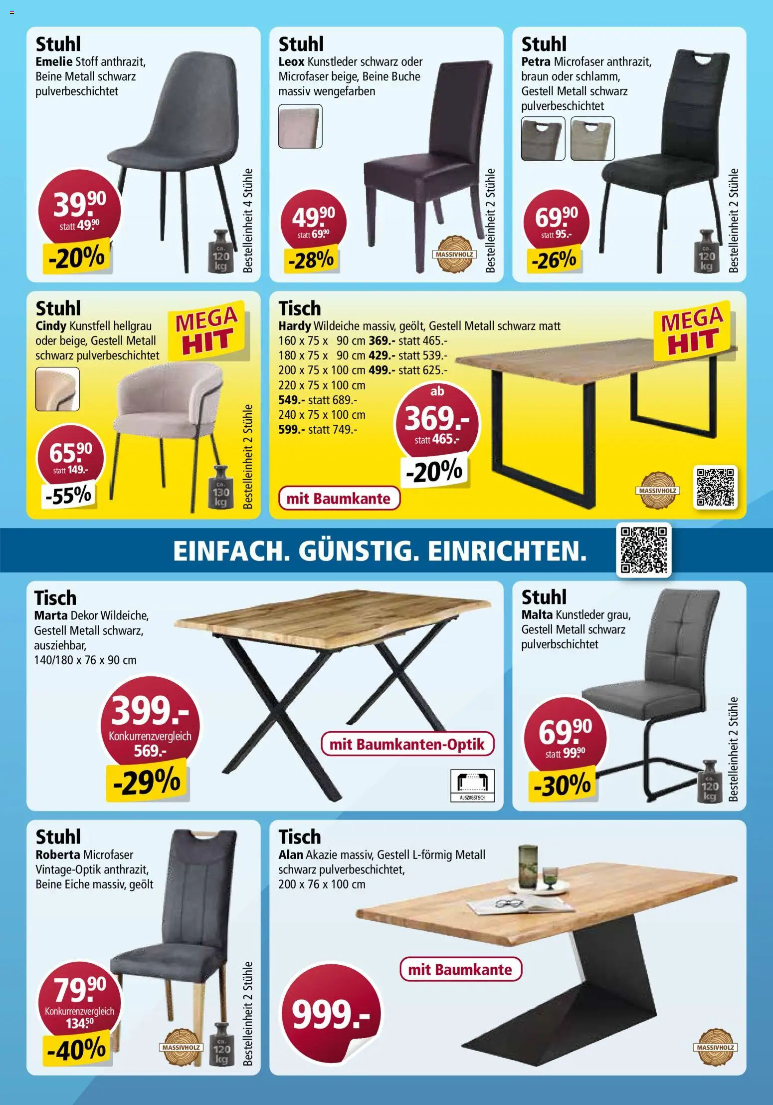 Otto's Aktionen Online – gültig ab 22.11.2025 | Seite: 24 | Produkte: Tisch, Stuhl