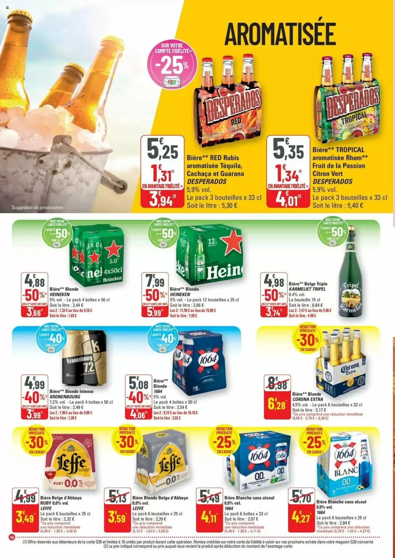  | Page: 16 | Produits: Alcool, Citron, Citron vert, Heineken
