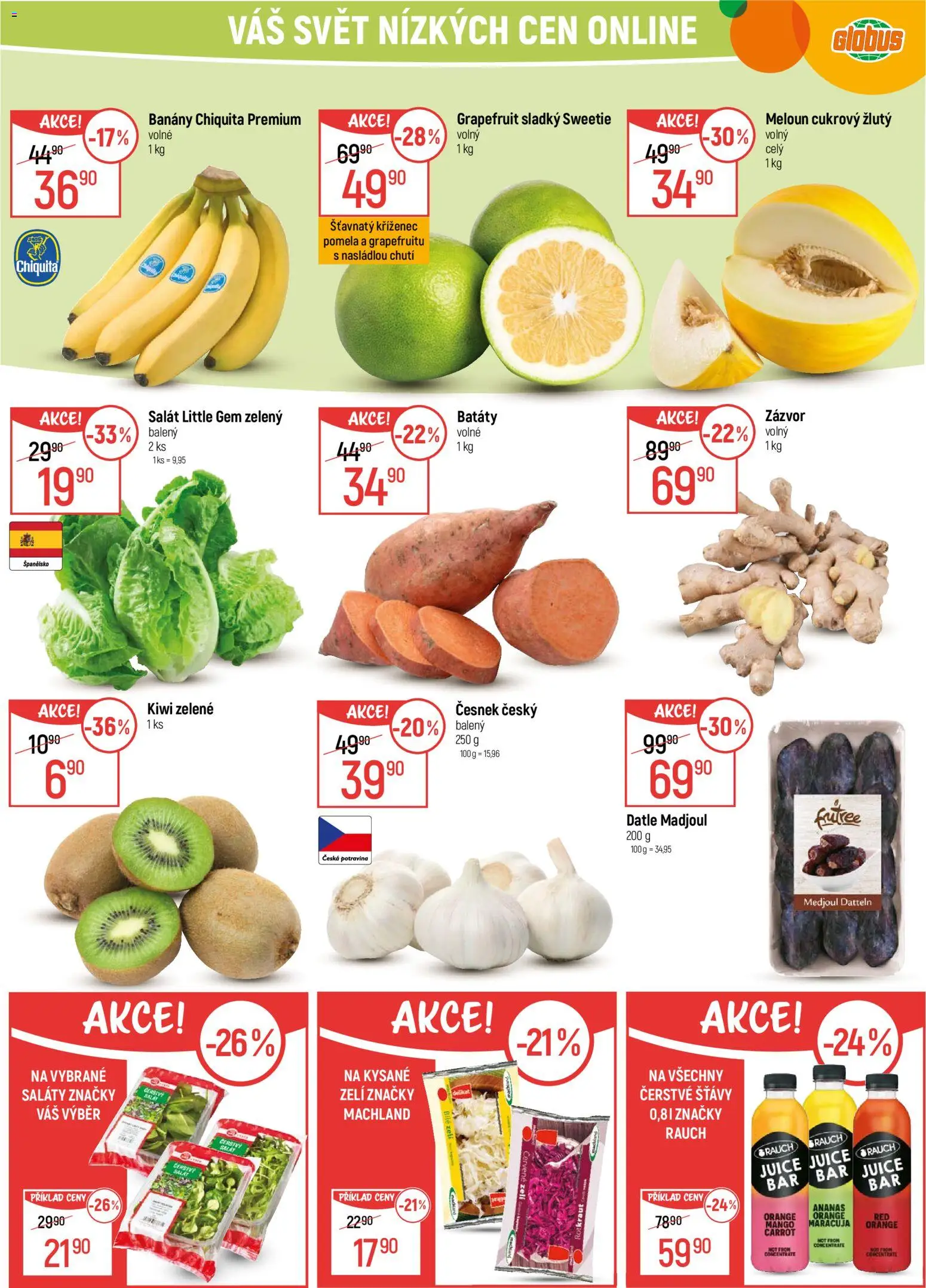 Globus leták - České Budějovice od 10.12.2025 | Strana: 8 | Produkty: Ananas, Kiwi, Zázvor, Datle
