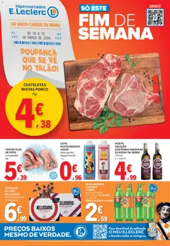 Pré-visualização E.Leclerc Catálogo Fim de Semana válido de 20.03.2026