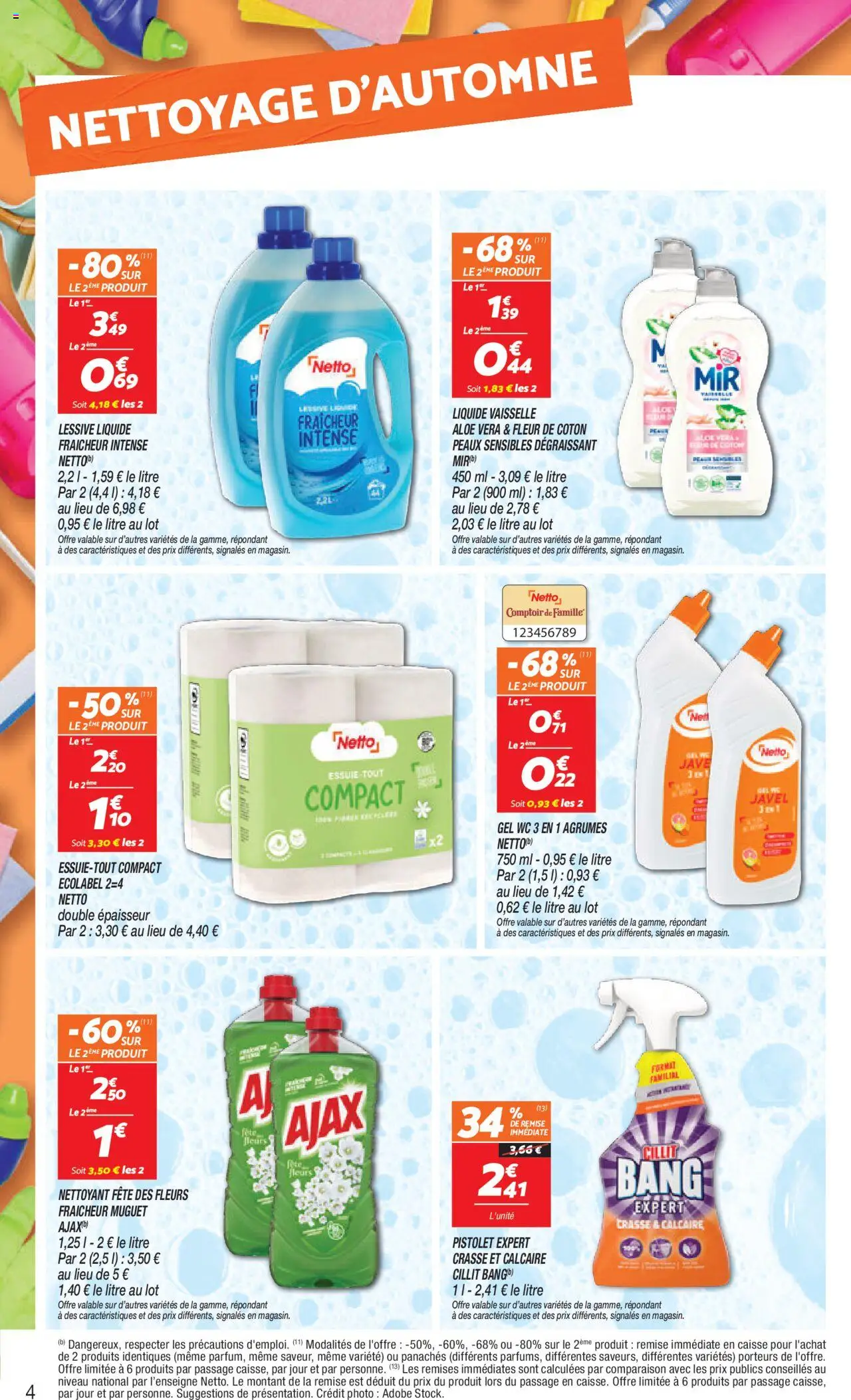 | Page: 4 | Produits: Coton, Lessive Liquide, Lessive, Muguet