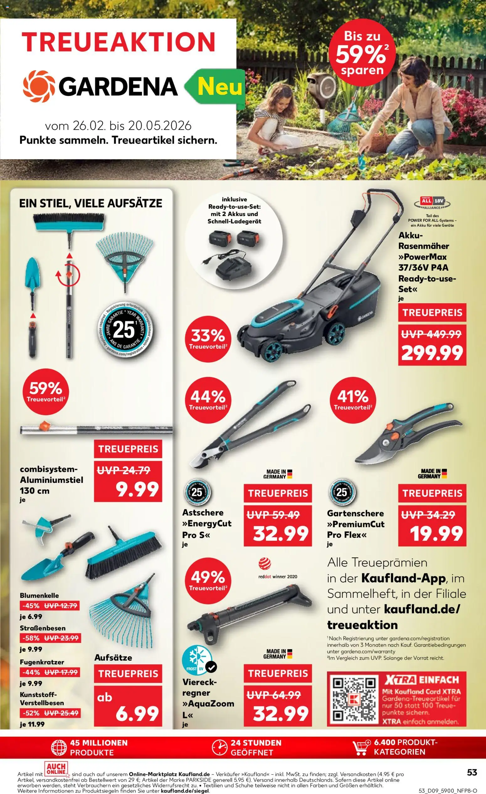 Kaufland prospekt Berlin	 – gültig ab 26.02.2026 | Seite: 53 | Produkte: Rasenmäher
