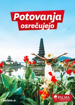 Palma katalog potovanja osrečujejo - pregled letaka veljavnega od 01.08.2025