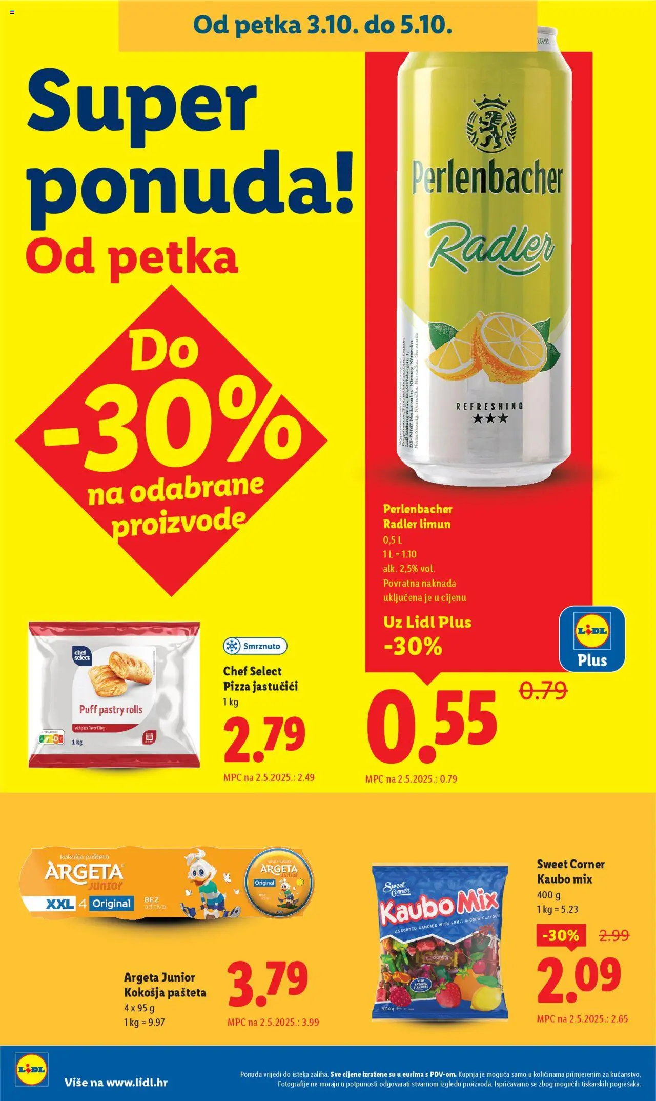 Lidl katalog | vrijedi od 29.09.2025 | Stranica: 74 | Proizvodi: Radler, Pizza, Pašteta, Limun