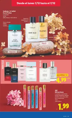 Vista previa Suddenly / G. Bellini Eau de Parfum, 9 variedades. 100 ml. Fresca, con notas marinas y florales. Toques de mandarina con lavanda. Fragancia amaderada con base de cuero. válido desde el 01.12.2025 | Página: 29 | Productos: Perfume, Fragancia, Eau de parfum