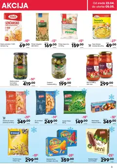 PerSu katalog  - pregled PerSu kataloga - važi od 22.04.2026 | Strana: 11 | Proizvode: Krastavci, Sladoled, Mango, Brašno