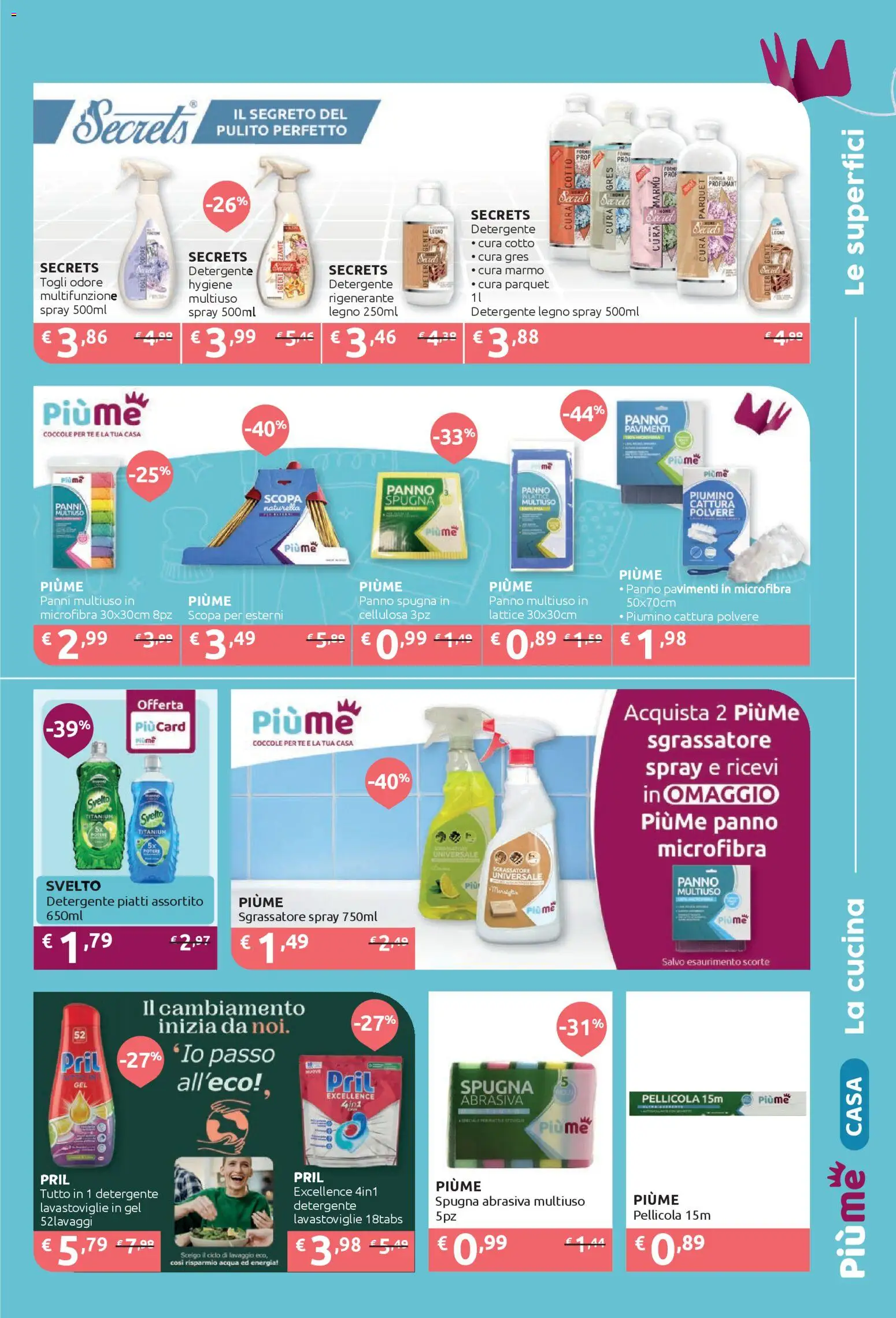 Volantino IperSoap del 20.04.2026 | Pagina: 7 | Prodotti: Spugna, Detergente, Tè, Lavastoviglie