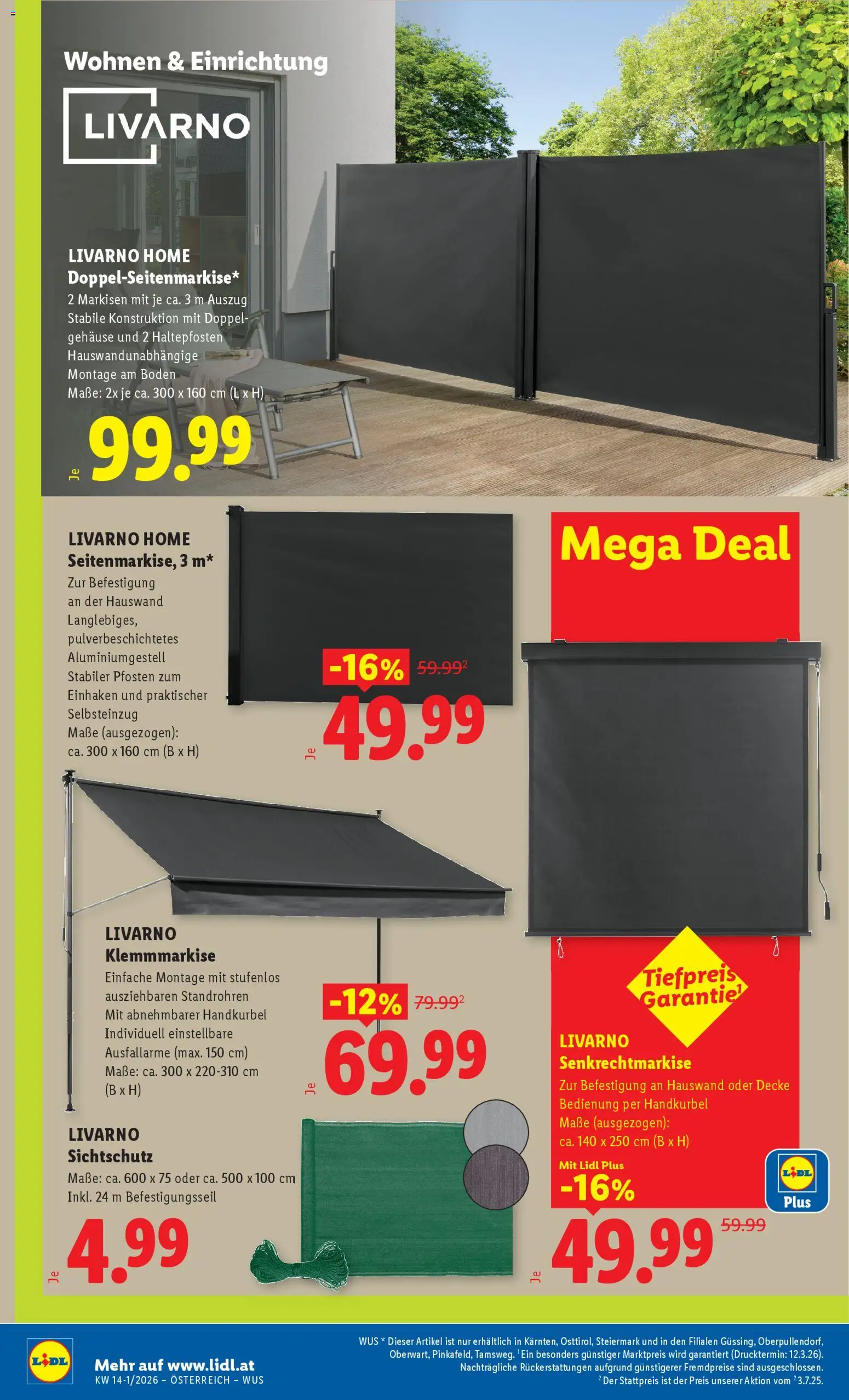 Lidl Flugblatt - Oberpullendorf, Güssing, Oberwart gültig ab 26.03.2026 | Seite: 35 | Produkte: Decke