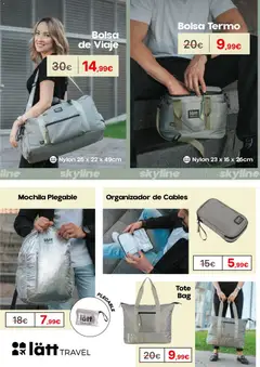 Vista previa Eroski - Skyline Collection válido desde el 12.02.2026 | Página: 2 | Productos: Mochila, Bolsa de viaje, Organizador, Bolsa